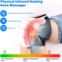 Jargrovs Безжичен масажор за коляно, инфрачервен с LED екран, снимка 4