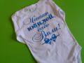 Бебешко боди с надпис, снимка 2