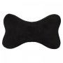 Възглавница за врат за автомобил, черен цвят, с ластик, 2бр, снимка 2