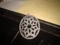 АРТ СРЕБЪРЕН АЖУРЕН МЕДАЛЬОН СРЕБРО 925 БУТИКОВО МОДНО БИЖУ 25969, снимка 6