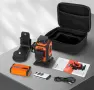Лазерен нивелир TakamineTech с кръстосани линии, зелени диоди, 4 x 360 градуса, 5200 mAh, снимка 9