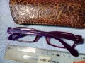 CHARM Стари ДИОПТРИЧНИ ОЧИЛА с КРАСИВО ОРНАМЕНТИРАН РЕТРО КАЛЪФ от ЕСТЕСТВЕНА КОЖА 47707, снимка 6