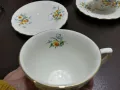 Стар български костен порцелан Бононя чашки за кафе , снимка 10