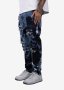 Скъсани дънки - Tie Die Denim Jeans, снимка 6