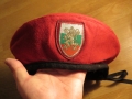 Червена барета, БНА, Българска армия - размер 56 см. Старо военно производство