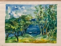 ЕМА ЦОНЕВА акварел/ пейзаж, снимка 4