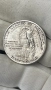 Сребърна монета САЩ 1/2 долар 1925 година, снимка 2