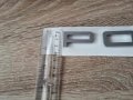 сребристи надписи Порше / Porsche, снимка 4