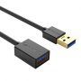Кабел USB3.0 Удължител Мъжко - женско 1.5м Orico U3-MAA01-15-BK3 Черен Cable USB3.0 type A-A M/F