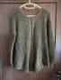 блуза плетиво в тъмно зелено , снимка 1