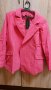 Ново цикламено сако/тренч с колан, снимка 2