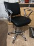 Висок клас фризьорски стол с висока крачна хидравлика, снимка 1 - Столове - 44354704