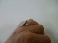 Красив сребърен пръстен с емайл и цирконий, снимка 6