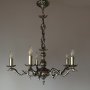 Старинен барок.Луксозно класическо осветление за хол,всекидневна -месингов полилей, лампа, снимка 2