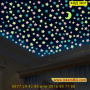 Комплект 100бр светещи фосфоресциращи звездички за детска стая - КОД 3031, снимка 2