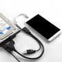 Адапторен кабел USB 2.0 към SATA Кабел Преходник Адаптор ЮСБ Външен Твърд Диск SSD  , снимка 13