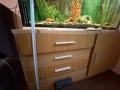 Аквариум с филтърна помпа и шкаф, снимка 10