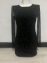 Къса черна рокля размер S/M, снимка 1
