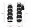 Хромирани дръжки за чопър и круизър с кормило 25 mm, снимка 5