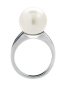 MISAKI – сребърен пръстен с бяла перла, снимка 1 - Пръстени - 44414684