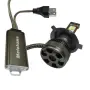 LED крушки Motohama X16 H4 120W 6000K 12V комплект 2 броя, снимка 3