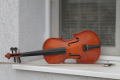 Цигулка Кремона с лък , снимка 1 - Струнни инструменти - 36134190