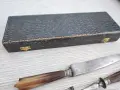 Колекционерски комплект Нож Вилица Рог, снимка 7