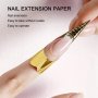 3178 Комплект от 500 броя еднократни форми за изграждане на гел нокти, снимка 8