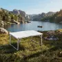 ️ Ниска сгъваема къмпинг маса Camp 60 см, бяла, снимка 1