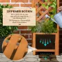Саксия за цветя Outsunny с ъглова решетка, снимка 5