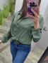 Стилна дамска риза с камъчета, снимка 4