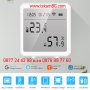 Смарт датчик за температура и влажност, с час и дата | Сензор за температура и влага - КОД 3993, снимка 7