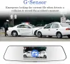 CHORTAU Dash Cam 4,8 инча със сензорен екран в огледало, снимка 5