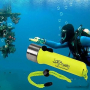 Водоустойчив подводен водолазен Led фенер, снимка 1 - Водни спортове - 36162843