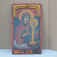 Стара българска икона ''Триптих'', снимка 1 - Колекции - 42154675