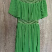 Къса зелена рокля, снимка 1 - Рокли - 41401667