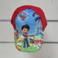 Нова детска шапка с козирка Пес патрул (PAW Patrol) в червен цвят, снимка 1 - Шапки, шалове и ръкавици - 41812300