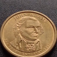Възпоменателна монета 1 долар JOHN ADAMS 2 президент на САЩ 1797-1801) за КОЛЕКЦИЯ 38035, снимка 2 - Нумизматика и бонистика - 40765416
