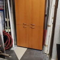 Офис шкаф - гардероб с четири врати и 5бр. рафтове 86/40/194, снимка 7 - Шкафове - 41500557
