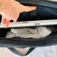 Чанта за лаптоп до 17" - колежанска,5 джоба, 1 двоен,дълъг колан за през рамо - 110 см. 42 лв, снимка 3 - Ученически пособия, канцеларски материали - 42444887