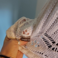 Бял копринен пуловер "Kismet" / унисайз / хипоалергичен , снимка 5 - Блузи с дълъг ръкав и пуловери - 36052639