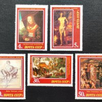 СССР, 1987 г. - пълна серия чисти марки, изкуство, 3*4, снимка 1 - Филателия - 40472198