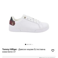 Кецове от естествена кожа Tommy Hilfiger, снимка 1 - Кецове - 44396887