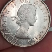 50 цента 1964 г Канада сребро

, снимка 2 - Нумизматика и бонистика - 41736875