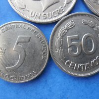 Монети Еквадор, снимка 2 - Нумизматика и бонистика - 41764680