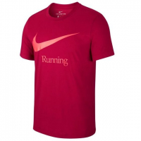 Мъжка тениска Nike Dri-FIT Running CK0637-620, снимка 1 - Тениски - 36193251