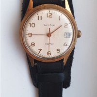 Мъжки позлатен часовник wostok 18 jewels, снимка 5 - Антикварни и старинни предмети - 41316765