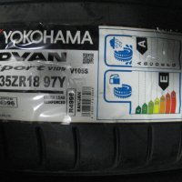 2бр. летни гуми 265/35/18 Yokohama, снимка 2 - Гуми и джанти - 42519029