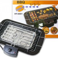 Електрическа грил скара за барбекю ELECTRIC BARBEQUE GRILL 2000W, снимка 2 - Скари - 42448789