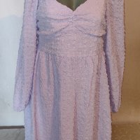 Елегантна лилава рокля р-р ХЛ, нова, с етикет, снимка 1 - Рокли - 41566574